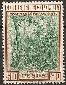 Gum-Trees, Rubber Plantation, VaupƩs