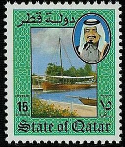 Historical dhow in the harbor