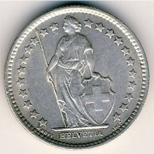 ½ Franc (Silver - 22 stars)