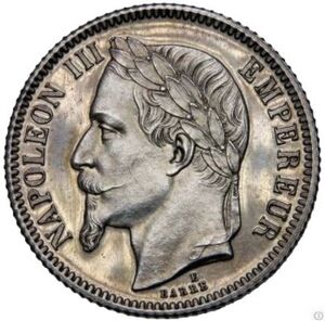 1 Franc (Napoleon III - Empire - Essai)