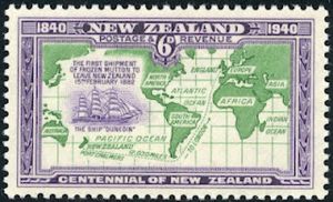 "Dunedin" and Frozen Mutton Sea Route to London