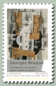 Fruit Bowl and Maps; Georges Braque (1912-1913)