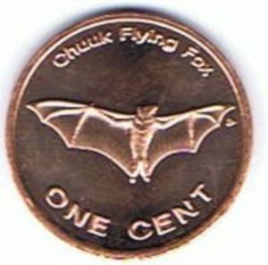 1 Cent (Chuuk Flying Fox)