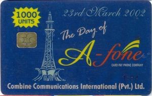 23rd March 2002 the Day of A-Fone 1000u tower