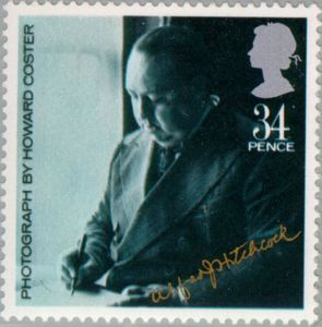Alfred Hitchcock, photograph by Howard Costner