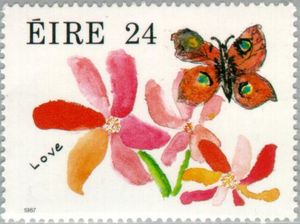 “Butterfly and Flowers” (Tara Collins)