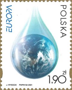Europa (C.E.P.T.) 2001 - Water - A Natural Treasure