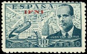 Juan de la Cierva, Overprinted