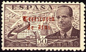 Juan de la Cierva,Overprinted