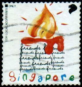 Greetings Stamps- Candle