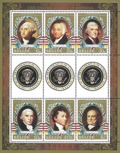 U.S. Presidents Mini Sheet