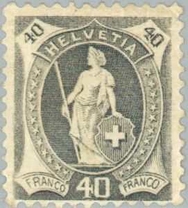 Standing Helvetia