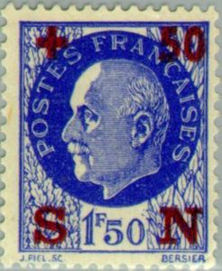 Marshal Petain Surcharged