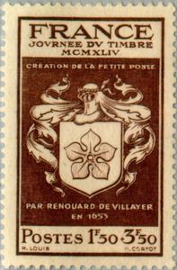Creation of Small Post by Renouard de Villayer in 1653
