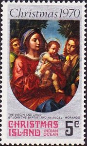 Virgin and Child with John the Baptist by Paolo Morando