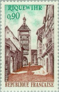 Gate-tower and Houses, Riquewihr