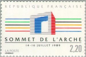 Summit of industrialized countries: Arche de La Defense - Pa