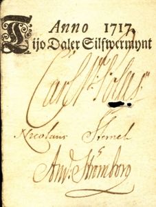 10 Daler Silfwermynt