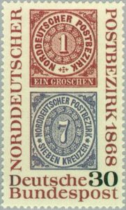 North German Postal Confederation, stamps from 1868