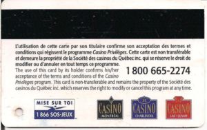 Casino Privileges-Casino Montreal