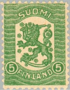 Coat of Arms 1918 - Temporary Wartime Issue (Vaasa)