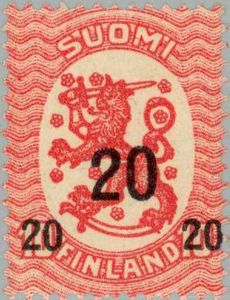 Coat of Arms 1917 - Saarinen Design, Overprint 1919