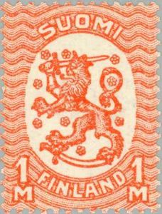 Coat of Arms 1917 - Saarinen Design, WM Posthorn, 14¼ x 14¾