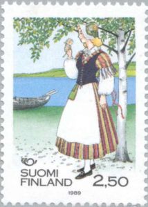 Norden, Costumes, Woman in Veteli Costume