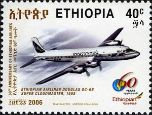 Douglas DC6B Super Cloudmaster, 1958