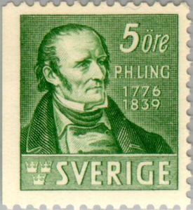 Per Hendrik Ling (1776-1839) gym pedagogue