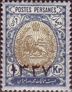 Heraldic lion in an oval