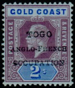 Stamp Gold Coast overprinted