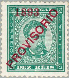 King Luis I- Overprint PROVISORIO