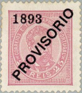 King Luis I- Overprint PROVISORIO