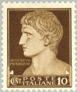 Emperor Augustus (63 B.C. - 14 A.D.), with Fasces