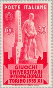 Mussolini and the Stele Statue