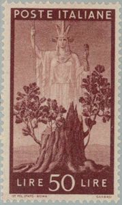 New Tree Growing and "Italia" (Peace)