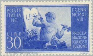 Stonemason who Engraves the Word LEX