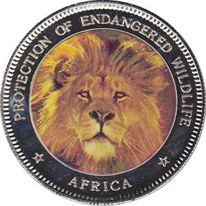 1,000 Shillings (Endangered Wildlife - African lion)