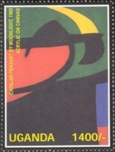 Catalan peasant by moonlight