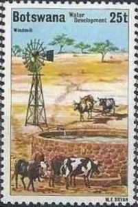 Windmill Pumping Water to Cistern