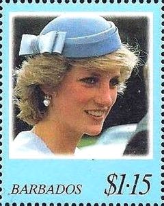 Portrait of Diana Wearing Blue Hat