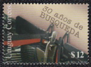 Issue´s title written with typewriter