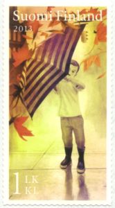 Signs of Fall, Boy with Umbrella