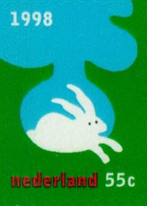 Hare and Christmas Tree