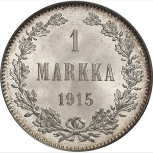 1 Markka (toothed rim)