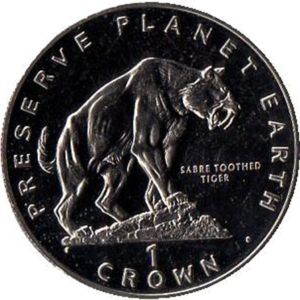 1 Crown (Sabre Tooth Tiger)