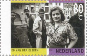 Groenburgwal, Amsterdam, photograph by Van der Elsken