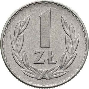 1 Złoty (large legend)
