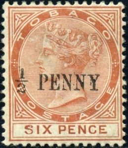 Queen Victoria (1819-1901) - Surcharged